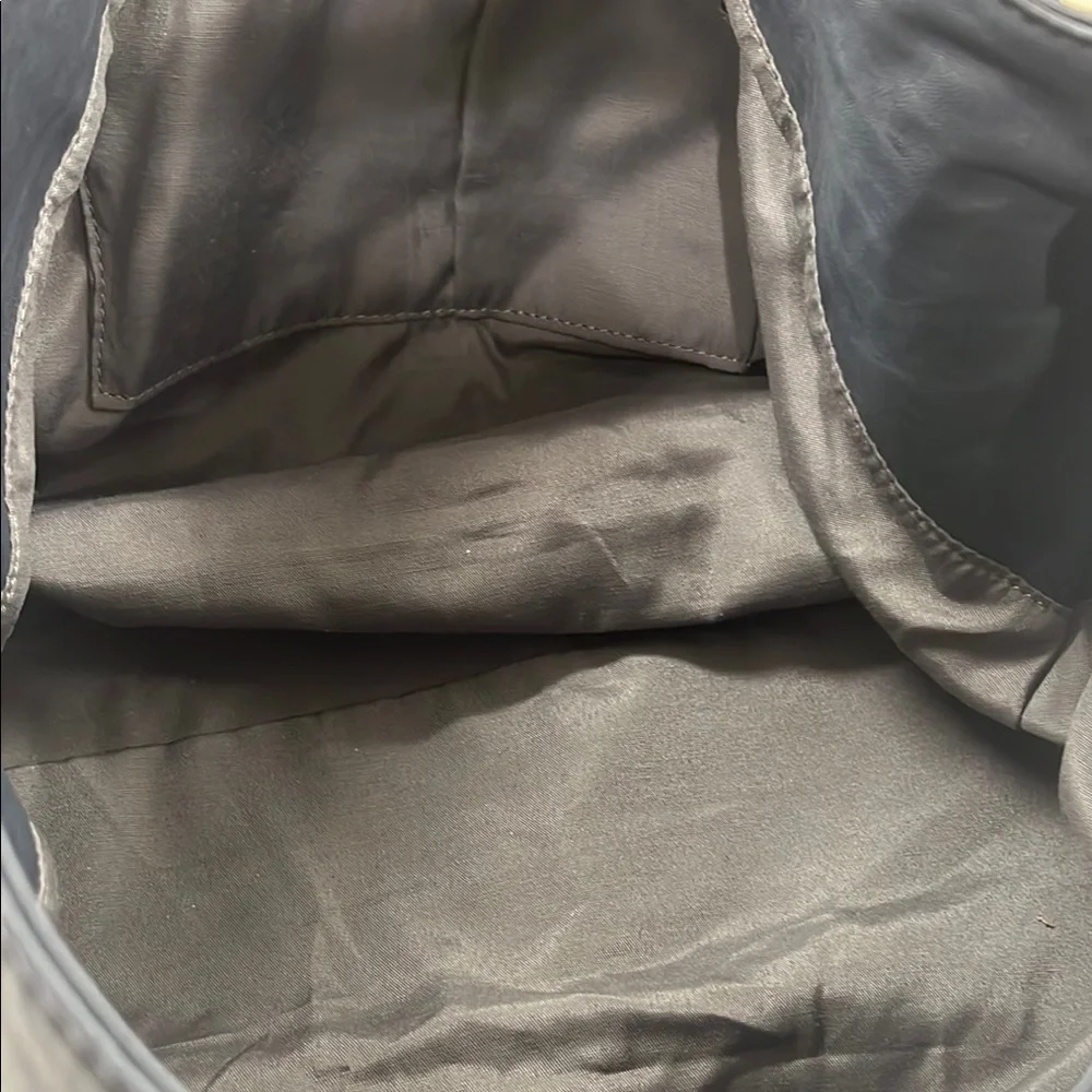 R+J Black Hobo Vegan Leather Women's Bag